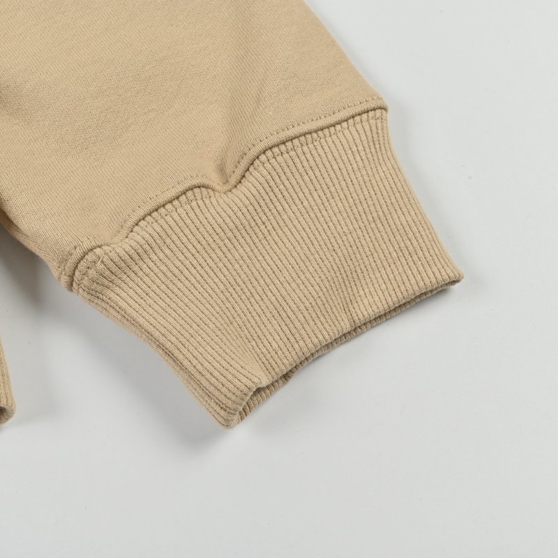 Beige Logo Pullover Hoodie view