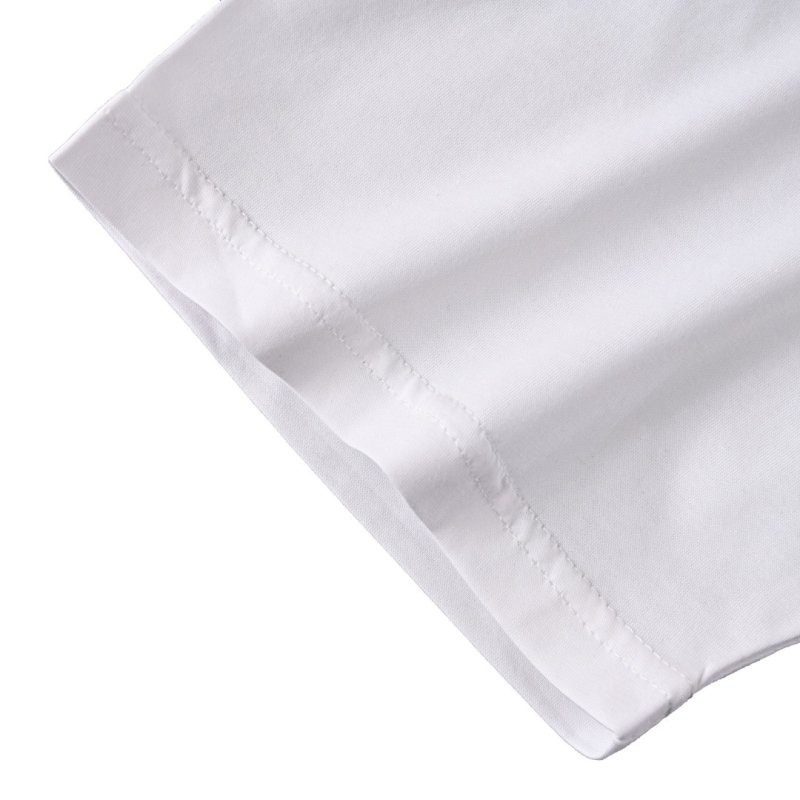 Burberry White Pocket T-Shirt with Striped Trim view