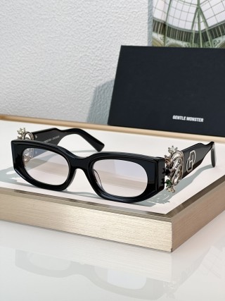 Gentle Monster Black & Gold Ornate Sunglasses view 3