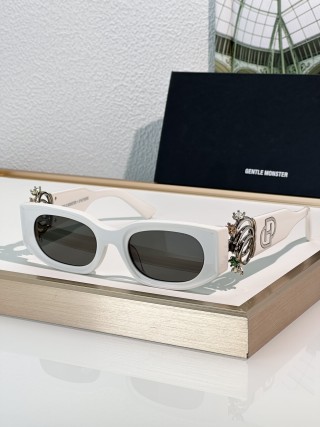 Gentle Monster Black & Gold Ornate Sunglasses view 5