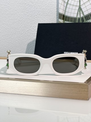 Gentle Monster Black & Gold Ornate Sunglasses view 6