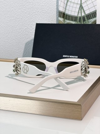 Gentle Monster Black & Gold Ornate Sunglasses view 8