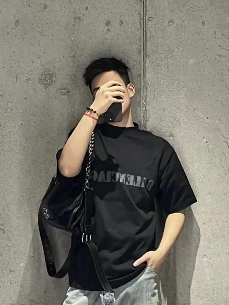 Balenciaga Black Logo T-Shirt