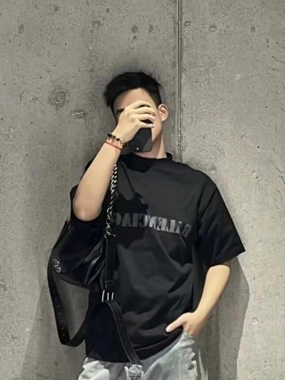 Balenciaga Black Logo T-Shirt
