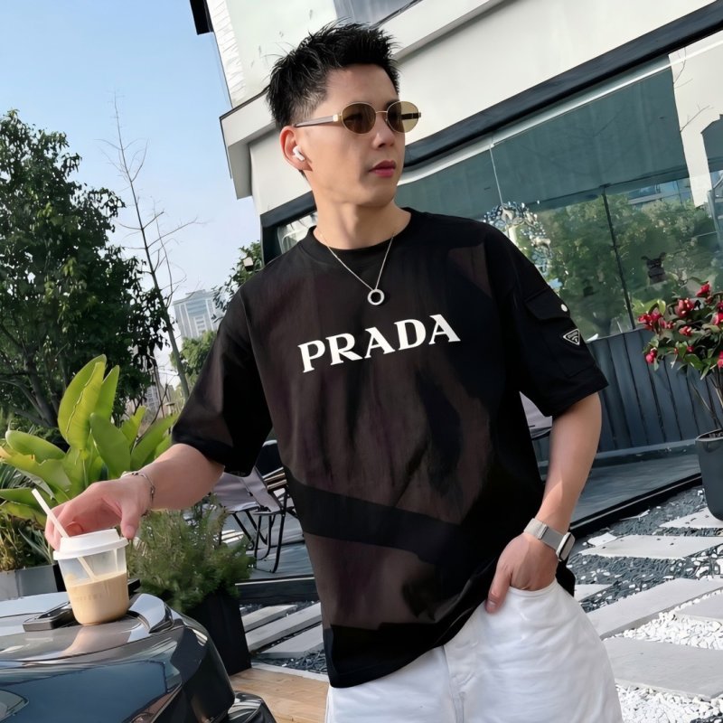 Prada Black Logo T-Shirt