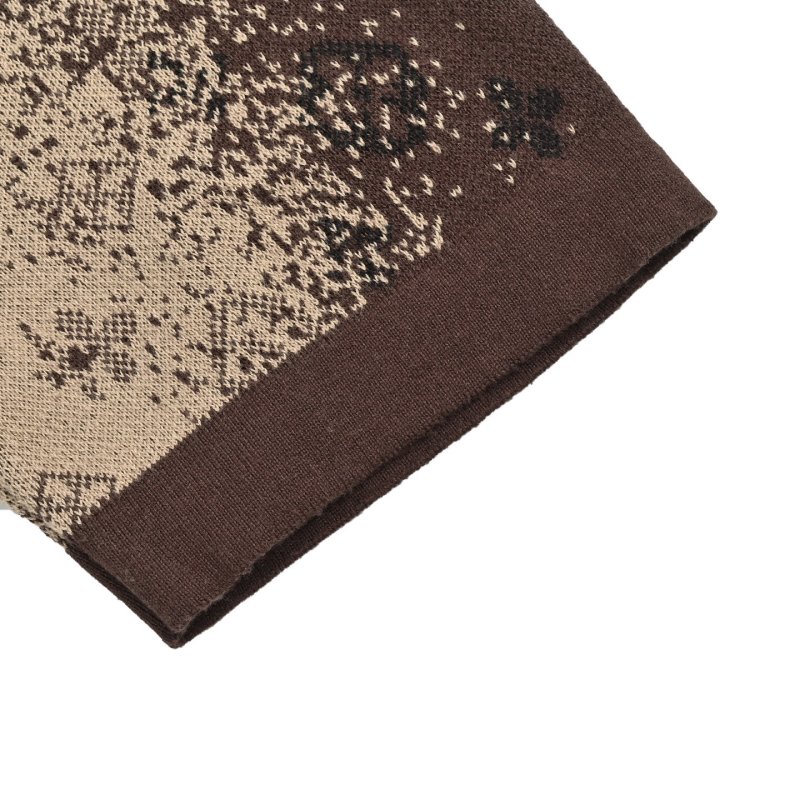Louis Vuitton Monogram Gradient Sparkle Knit T-Shirt Brown view