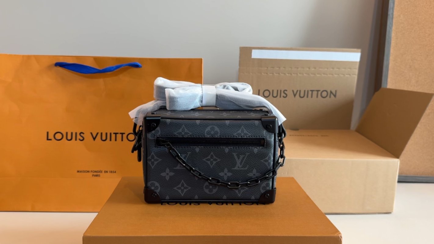 Louis Vuitton Monogram Canvas Trunk Bag Black