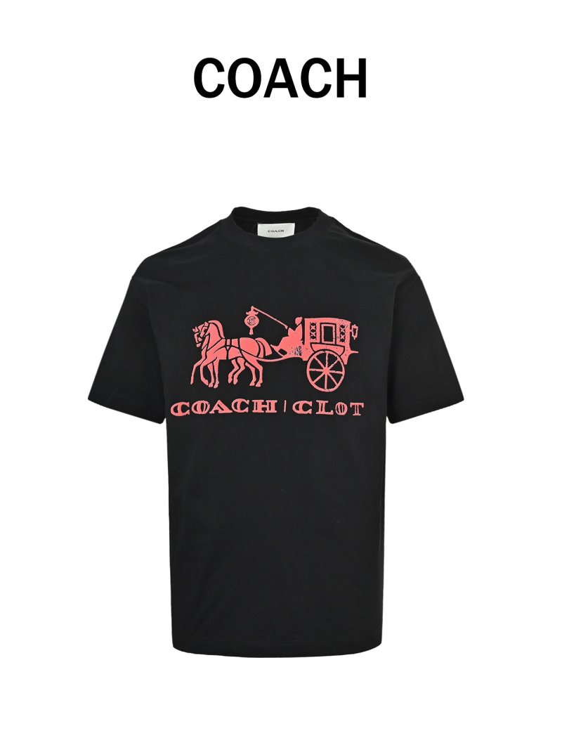 Coach x Clot Carriage Logo T-Shirt Black