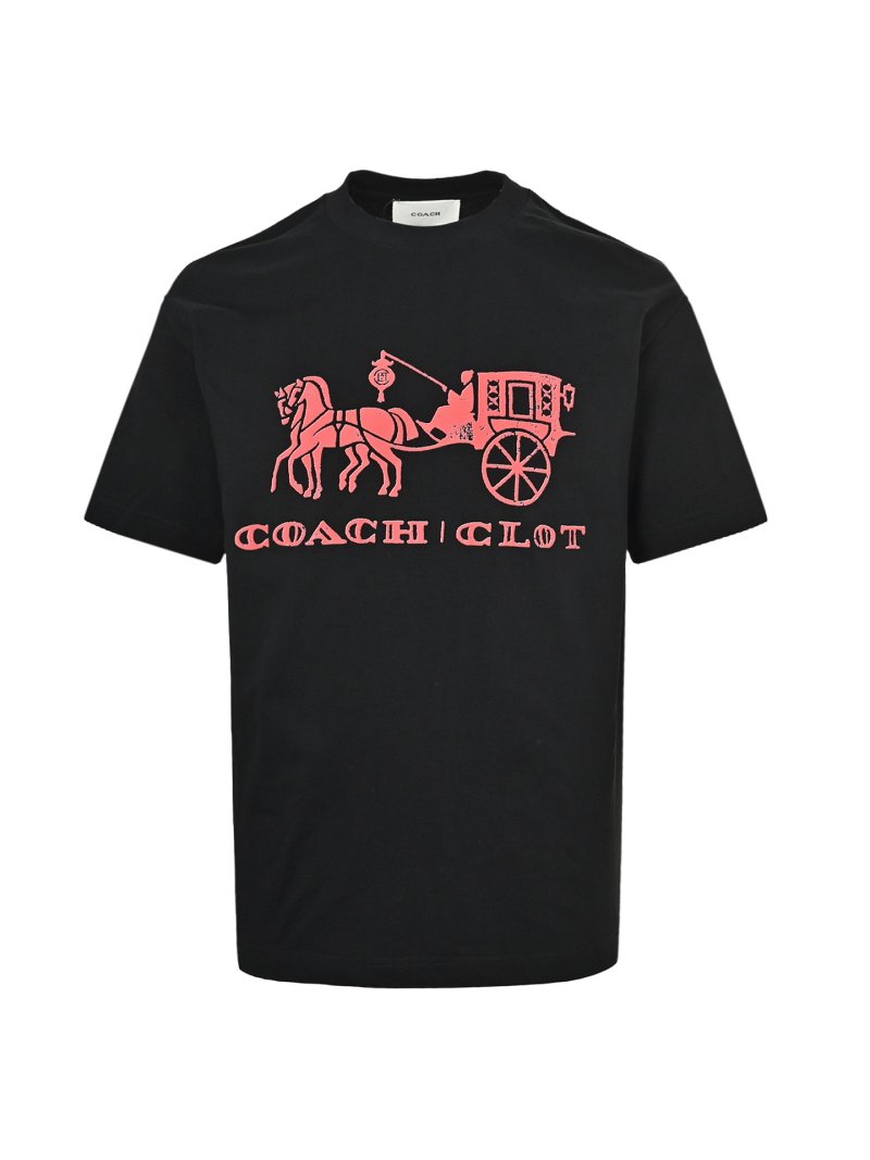 Coach x Clot Carriage Logo T-Shirt Black view