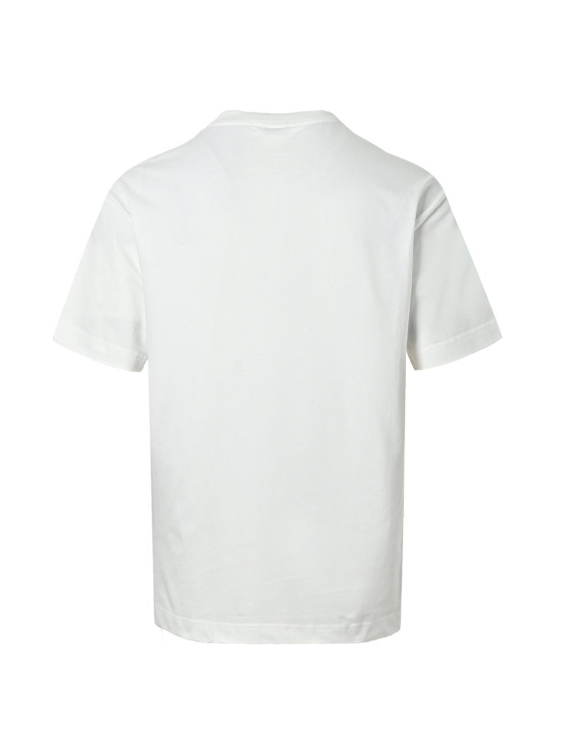 Burberry Equestrian Embroidered White T-Shirt view