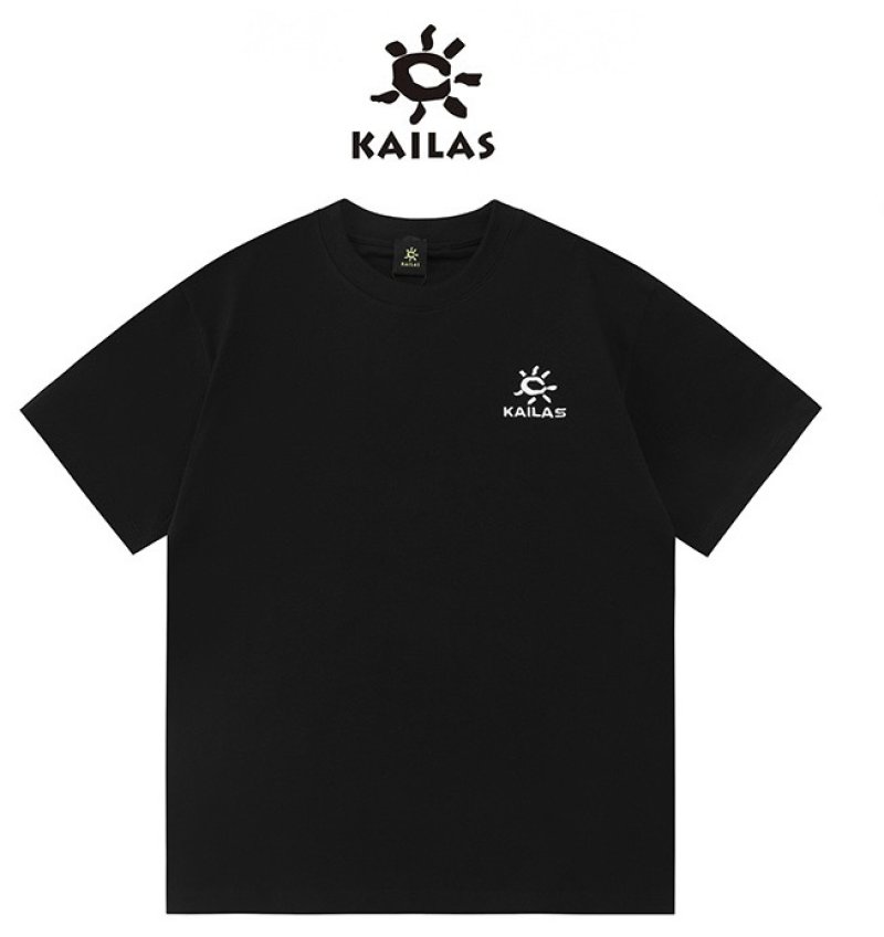 Kailas 3D Embroidered Logo Short Sleeve T-Shirt Black view