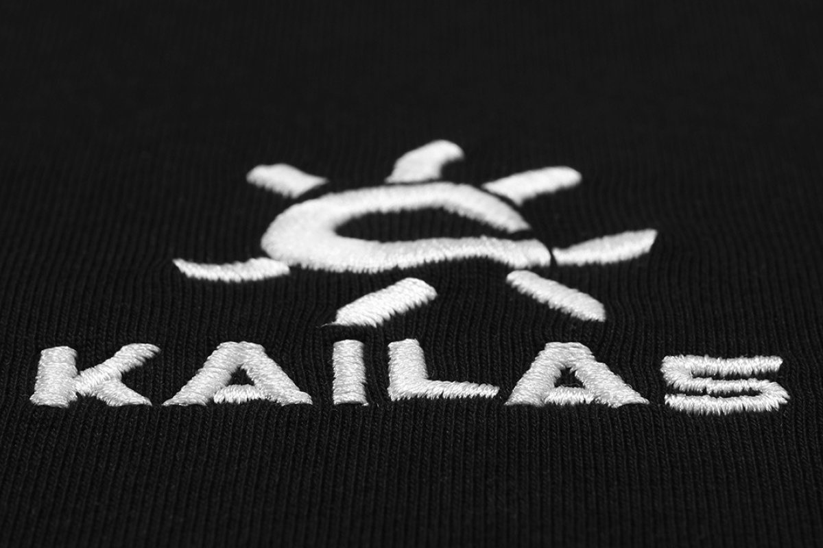 Kailas 3D Embroidered Logo Short Sleeve T-Shirt Black view