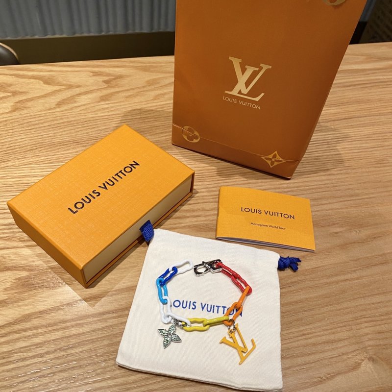 Louis Vuitton Rainbow Link Chain Bracelet