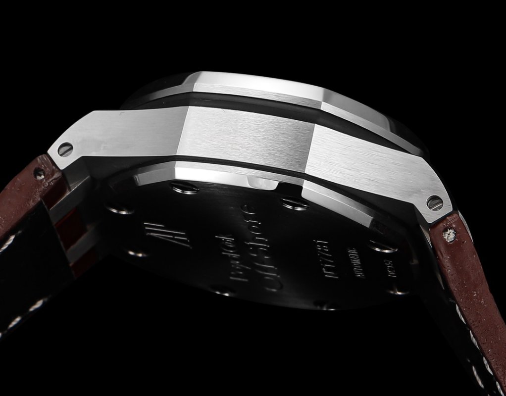 Audemars Piguet Royal Oak Offshore Chronograph Steel Brown Leather view