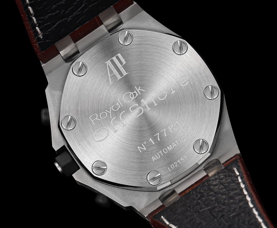 Audemars Piguet Royal Oak Offshore Chronograph Steel Brown Leather view