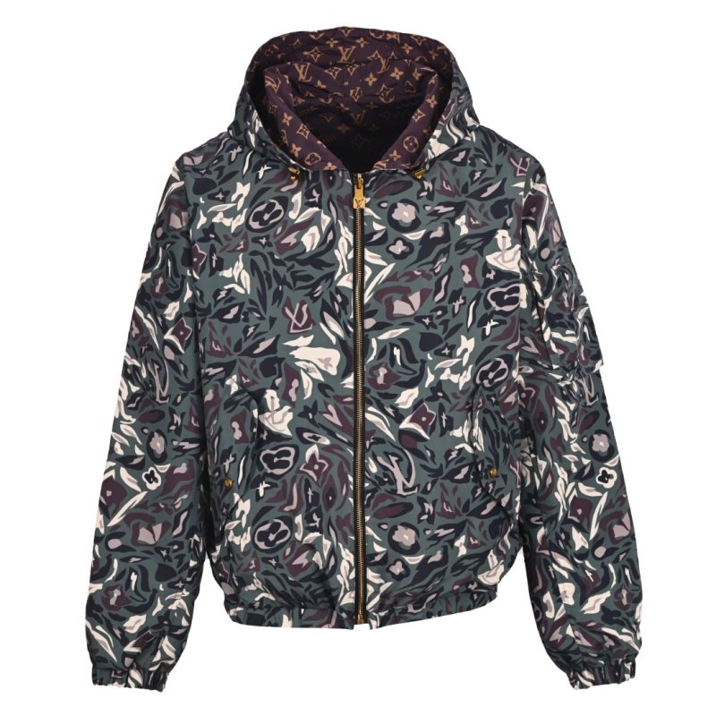 Louis Vuitton x Nigo Monogram Camouflage Reversible Hooded Jacket view