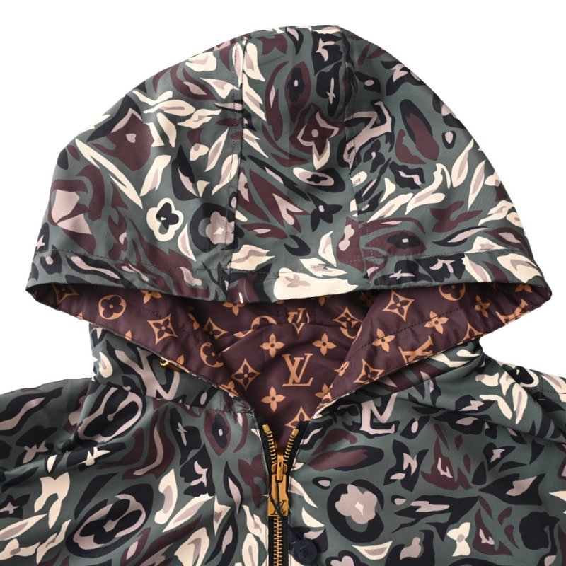 Louis Vuitton x Nigo Monogram Camouflage Reversible Hooded Jacket view