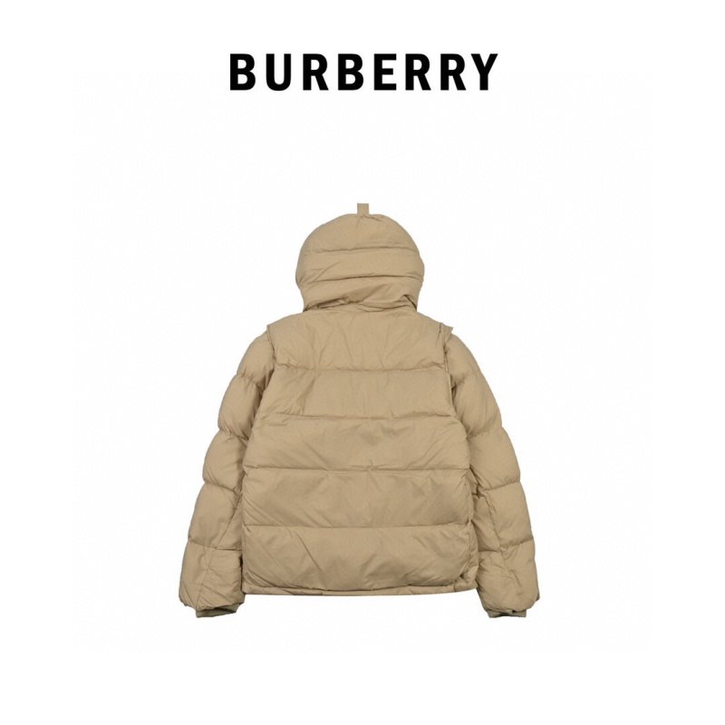 Beige Puffer Down Jacket – Warm Winter Coat view