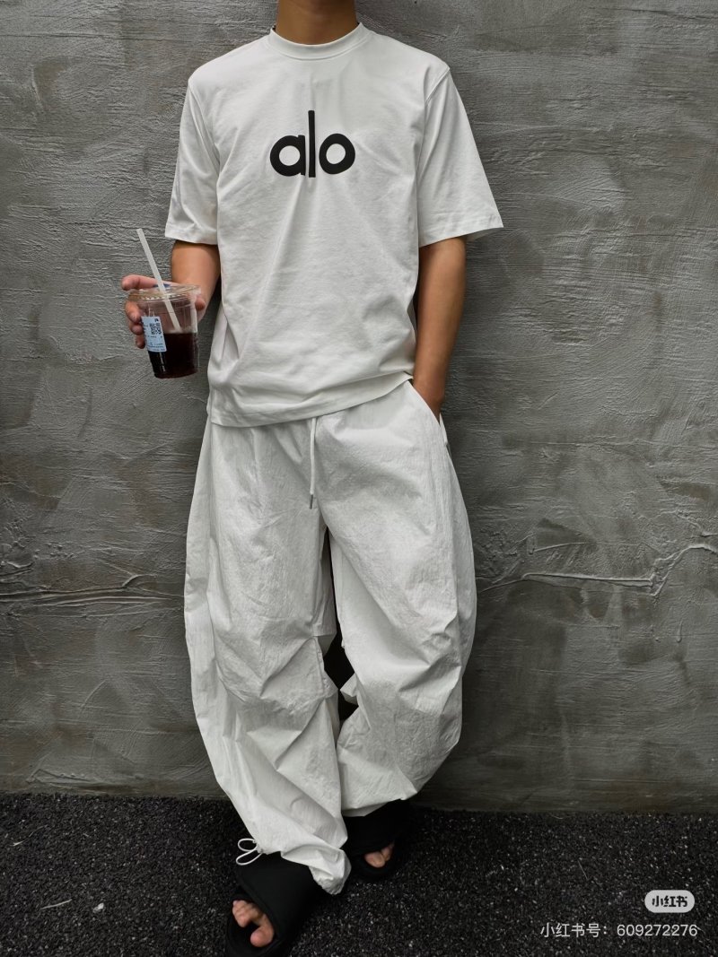Alo Yoga Logo T-Shirt White