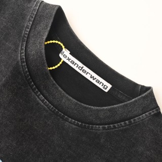 Alexander Wang Black Rhinestone Ice Cube Graphic T-Shirt view 4