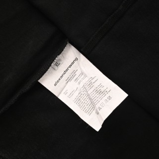 Alexander Wang Black Rhinestone Ice Cube Graphic T-Shirt view 9