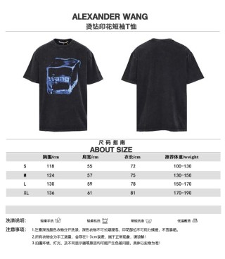 Alexander Wang Black Rhinestone Ice Cube Graphic T-Shirt view 10
