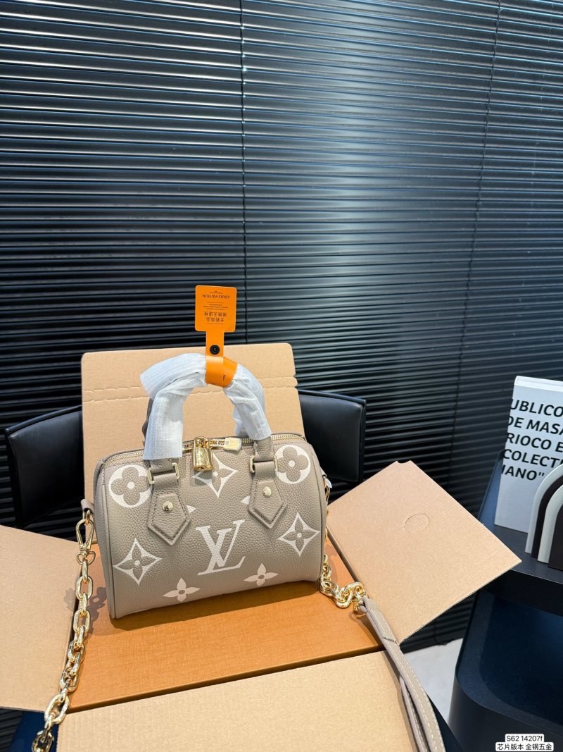 Louis Vuitton Speedy Monogram Embossed Black Handbag view