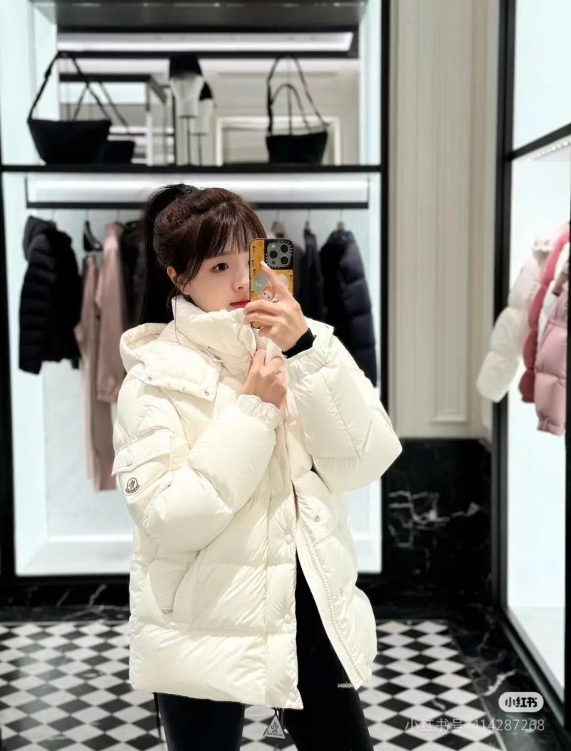 Moncler Down Puffer Jacket Dusty Pink view