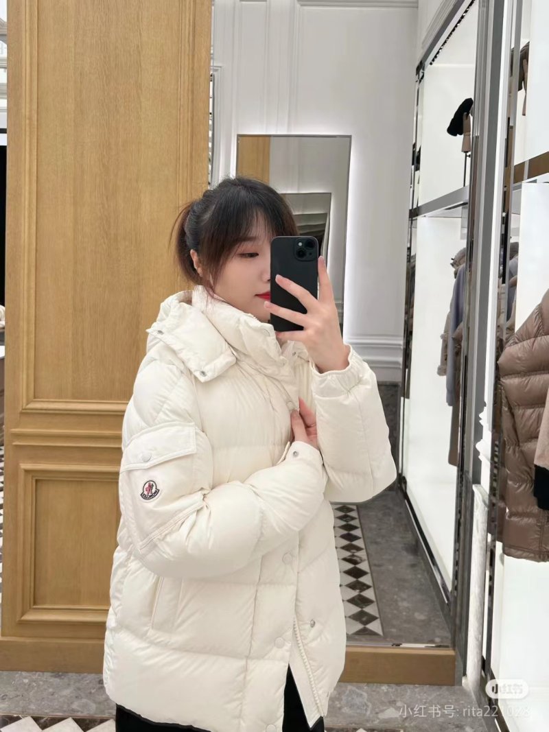 Moncler Down Puffer Jacket Dusty Pink view
