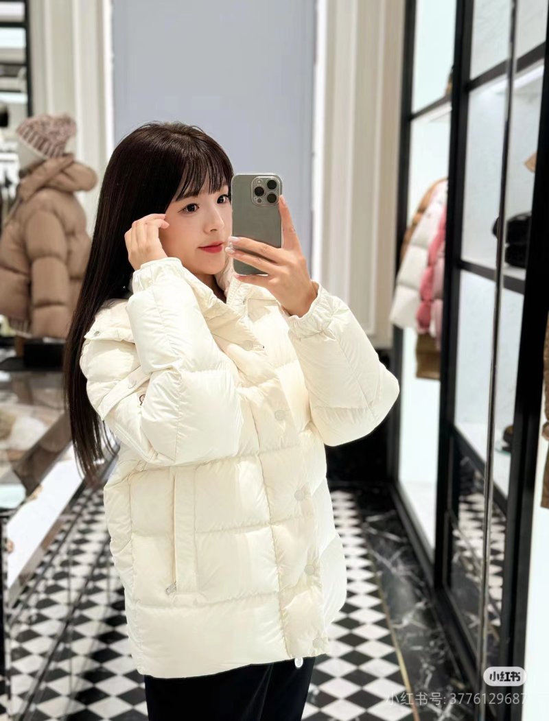 Moncler Down Puffer Jacket Dusty Pink view