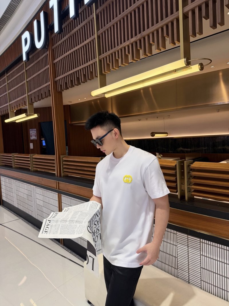 Gucci Yellow Interlocking G White T-Shirt view