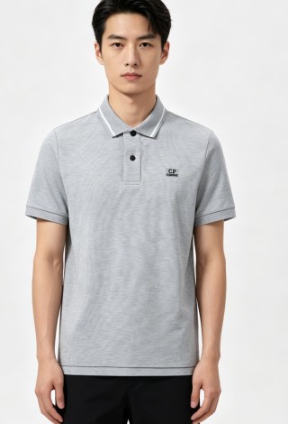 C.P. Company Grey Polo Shirt