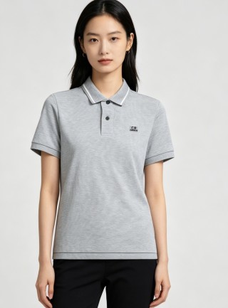 C.P. Company Grey Polo Shirt view 3