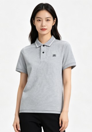 C.P. Company Grey Polo Shirt view 4