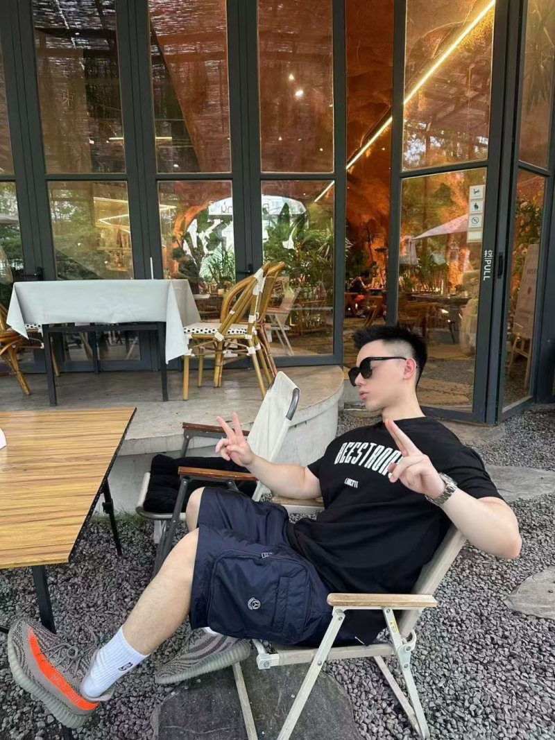 Moncler Navy Collaborative Nylon Cargo Shorts view