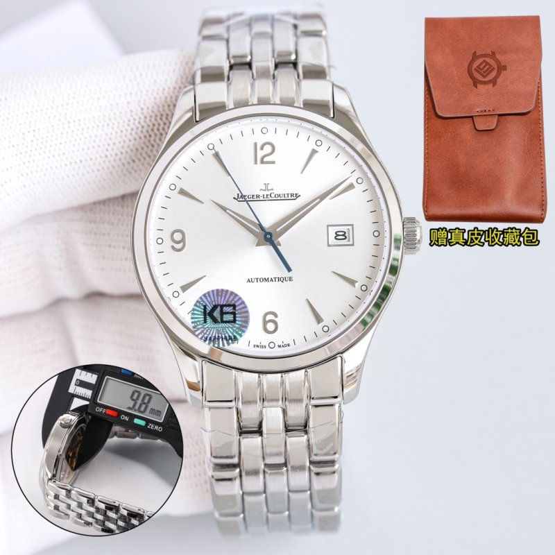 Jaeger-LeCoultre Master Calendar Silver Steel Watch 39mm view
