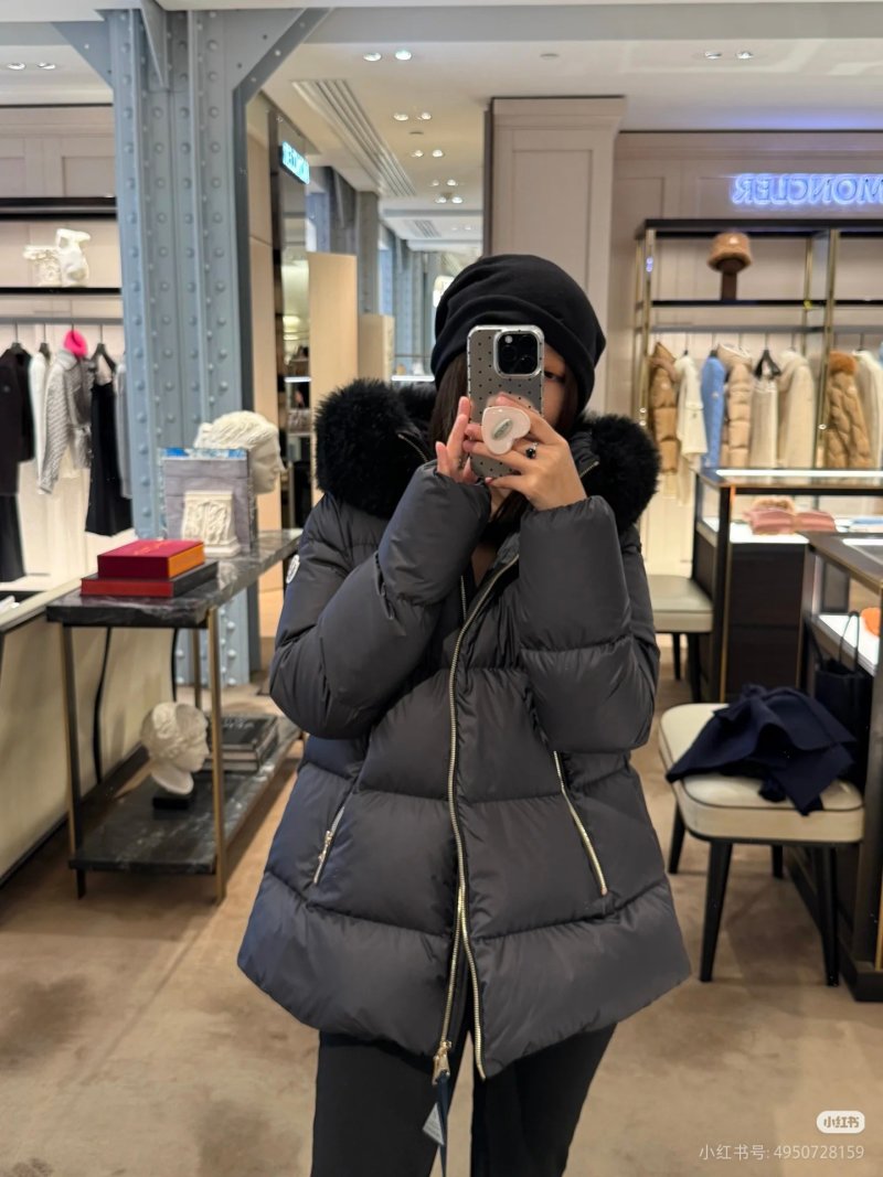 Moncler Black Puffer Down Jacket