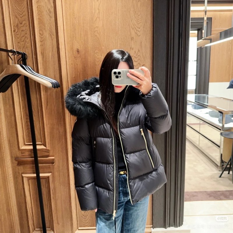 Moncler Black Puffer Down Jacket view
