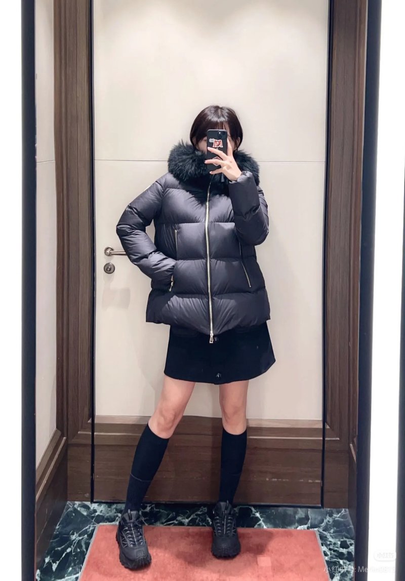 Moncler Black Puffer Down Jacket view