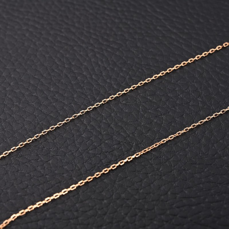 Cartier Love Double Ring Full Diamond Necklace Rose Gold view