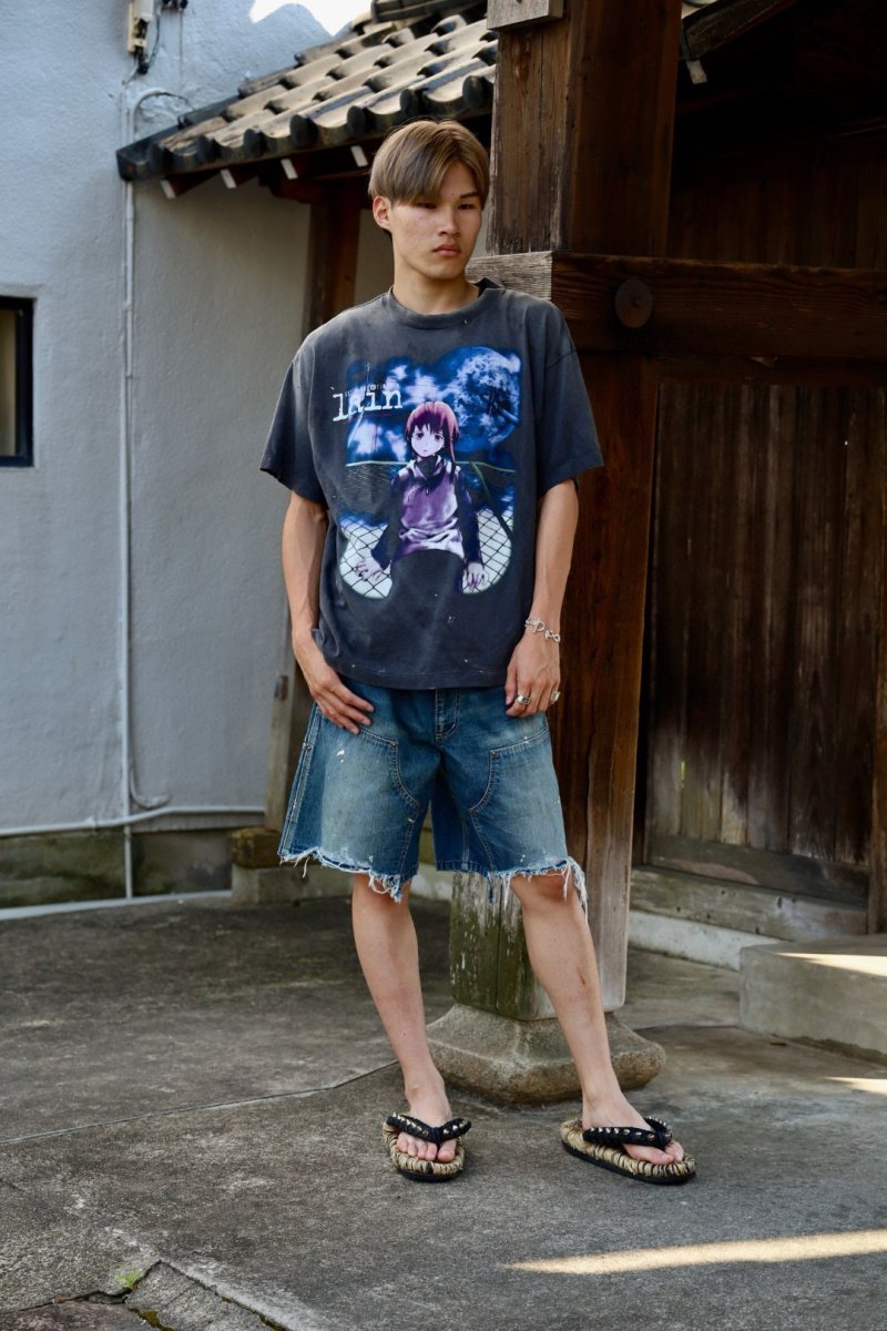 Anime Graphic Black Short Sleeve T-Shirt
