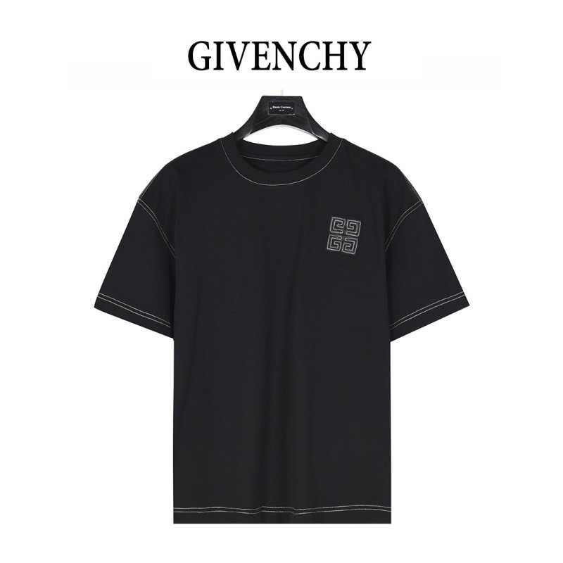 Givenchy Embroidered Logo White T-Shirt view