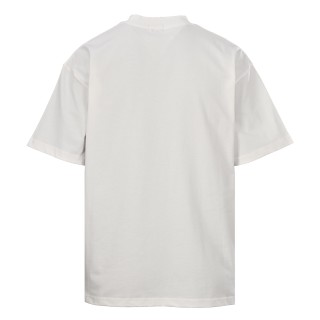 WE11DONE Graffiti Hand-Drawn Print White T-Shirt view 3