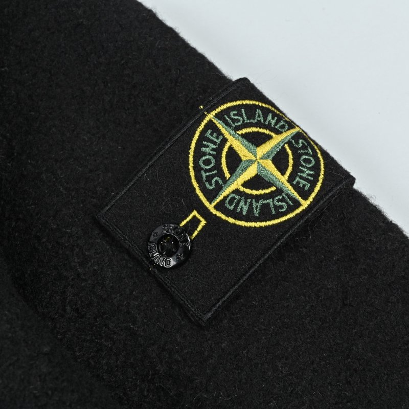 Stone Island Black Corduroy Overshirt Jacket view