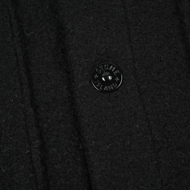 Stone Island Black Corduroy Overshirt Jacket view