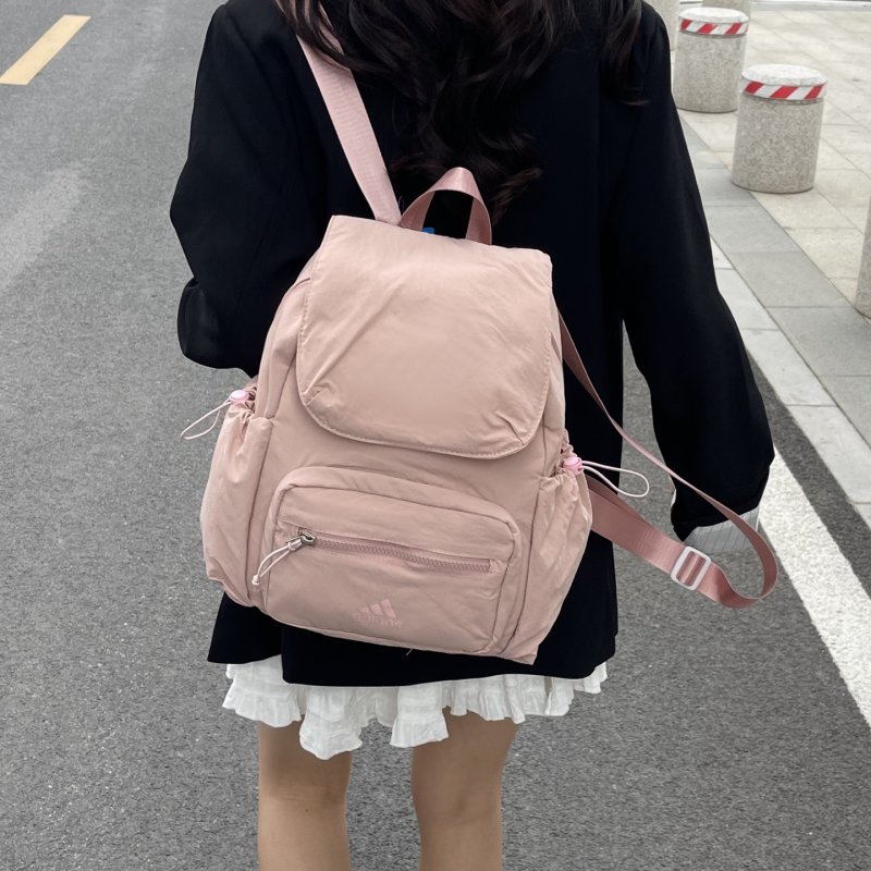 Adidas Pink Nylon Backpack