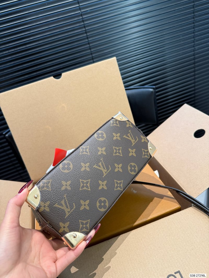 Louis Vuitton Alma Monogram Shell Bag Black view
