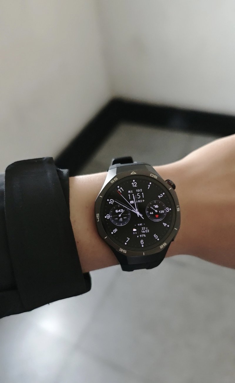 GT5 Pro Sports Smart Watch Black Dial view