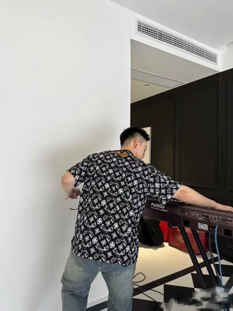 Louis Vuitton Monogram Black Short Sleeve T-Shirt view