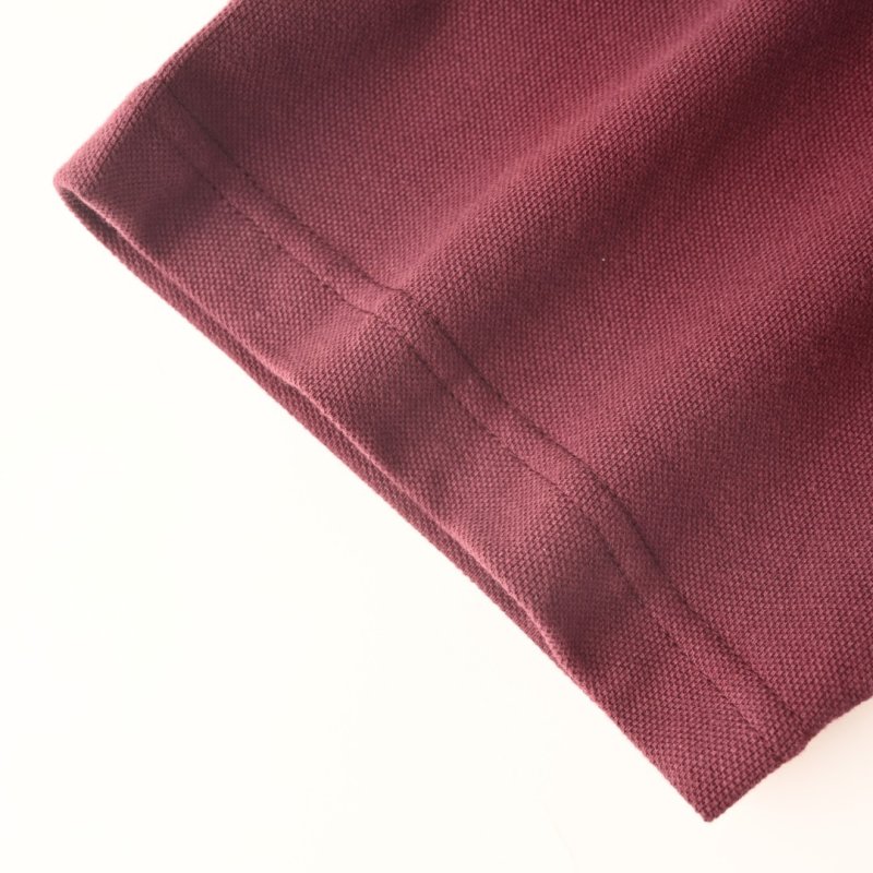 Burgundy Oversized Short Sleeve T-Shirt view